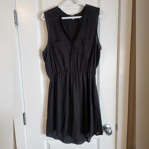Sleeveless V-Neck Mini Dress